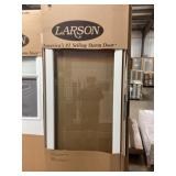 32" White FV Storm Door W/ Low E Glass & Hardware