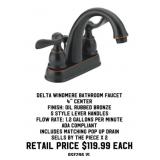 Delta Windmere Bathroom Faucet x2