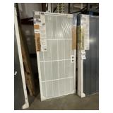 36" x 80" Laguna White Steel Security Door