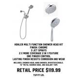 Kohler Multi Function Shower Head Kit