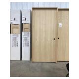 36" LH Oak Single Panel Interior Door