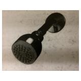 Brushed Bronze Self Cleaning Shower Head x2