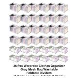 36 pc Mesh Bag Wardrobe Clothes Organizer