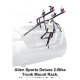 2-Bike Trunk Mount Rack