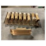 Box of 9" x 3 1/2" Groover w/Wood Handle x9 pcs