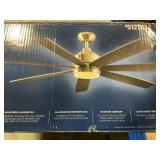 60" Brushed Nickel Ceiling Fan