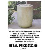 16" Smith & Hawken Electric Fountain