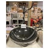 Wrought Iron Wall Mount Sink Base w/ Bowl