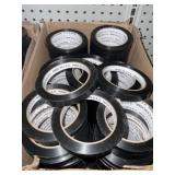 Case of 105 Black Strapping Tape