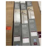 53" White Vertical Blinds Head Rail x6 Pieces