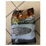 6lb Bag Mirrored Smoke Fireside Glass x2