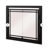 36" Glass Fireplace Door Assembly