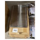 Stack of 14" x 24" Charcoal Grill Grates