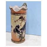 DAMAGED VASE "STILL NICE HAND PAINTED"