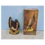 2-WILD TURKEY EMPTY DECANTERS