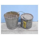 GALVANIZED BUCKET/MINNOW BUCKET