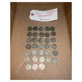 33 - 1945 S, D, & P NICKELS