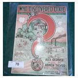 Who Discovered Dixie sheet music