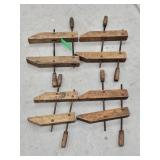 4 JORGENSEN WOOD CLAMPS