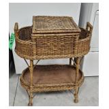 WICKER STAND