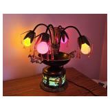 EARLY VICTORIAN EPERGNE LIGHTED LAMP