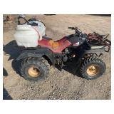 YAMAHA MOTO 4 4X2 WITH SPOT SPRAYER - NEEDS CARB