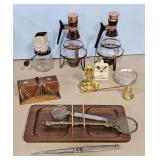 NUT MEG GRINDER, DRESSER SET ORGANIZER