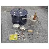 CANNING ITEMS, STRAINER, CANNER