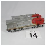 LIONEL 1952 #2343 SANTA AA ENGINE & DUMMY UNITS