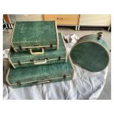 SET OF VINTAGE SAMSONITE LUGGAGE