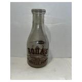 ROHAS MILK BOTTLE-MEADVILLE PA