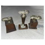 (3) OLD AUTOMOBILE RACING TROPHYS