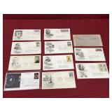 First Day of Issue, Stamps & Envelopes 10 total,