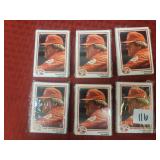 Pete Rose Cincinnati Reds, Texas Gold, 6 Packs,