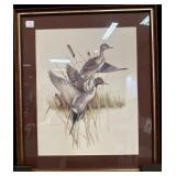 Charles E Murphy duck print 25" x 21"