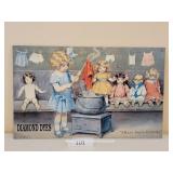 1994 Metal Litho Sign "Busy Day In Dollville"