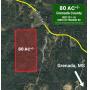 80 Acres Grenada County, MS Selling by Online Auction