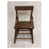 Childs Vintage Wood Chair