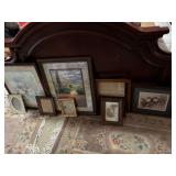 Group of Framed Prints and Picture Frames