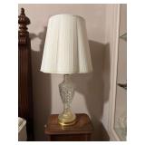 Lead Crystal Lamp, 36"