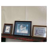 (3) Carousel Horse Prints