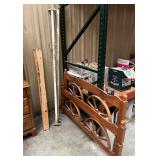 Wagon Wheel Bed, Headboard and Footboard