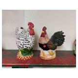 Rooster Cookie Jars, 2