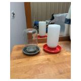 (2) Feeder/Water Jars