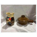 (2) Pottery, Featuring Vase from Sevilrville, TN