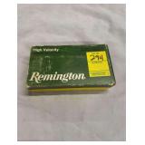 Box of Remington 6MM REM 80 Gr. Hollow Pt. Power-LOKT