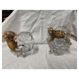 (2) Franklin Mint Cats of the World Series - 1 damaged