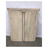 Primitive Painted Two-Door Cupboard, NO SHIPPING,