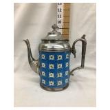 Vintage Enameled/Graniteware Coffee Pot w/