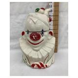 Vintage McCoy Clown Cookie Jar, 10 1/2"T, Small